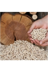 A1 Kalite %100 Çam Peleti Doğal Yakıt Pelet Sobası Için Yüksek Verim 15 Kg